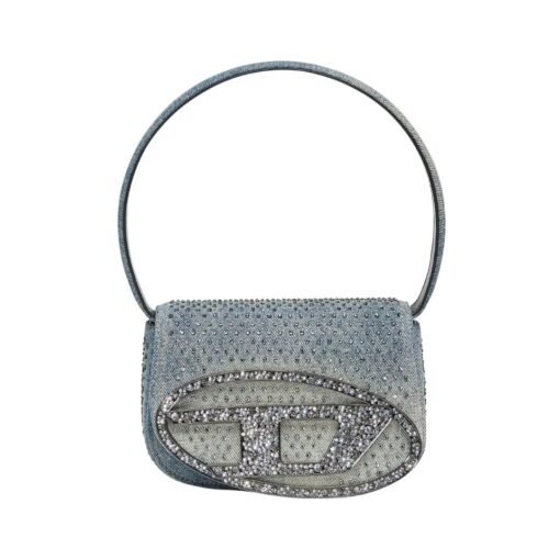 1DR denim shoulder bag
