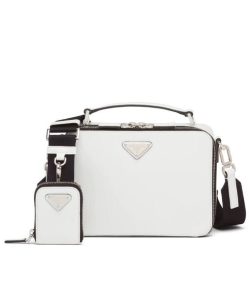 Brique Saffiano Bianco 22 Cm
