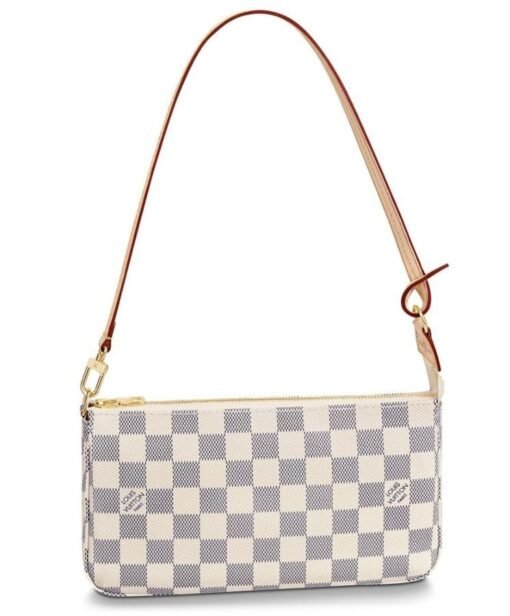 Damier Pochette Bianco