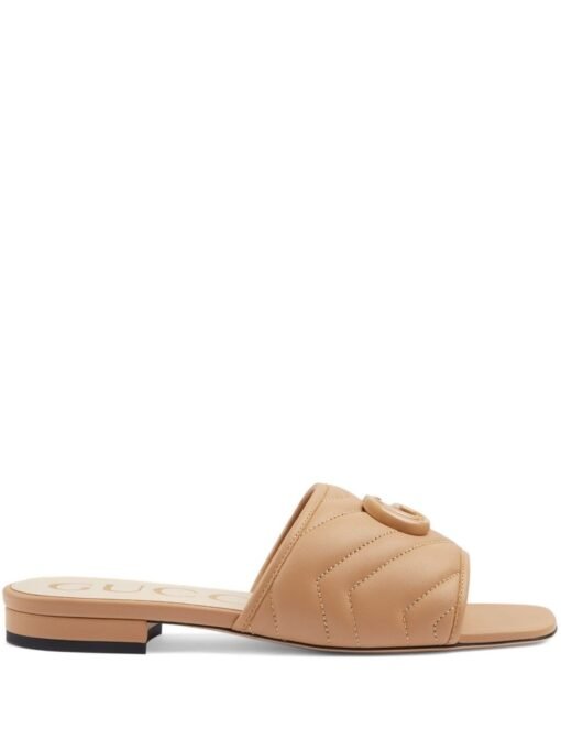 Double-G-quilted leather sandals