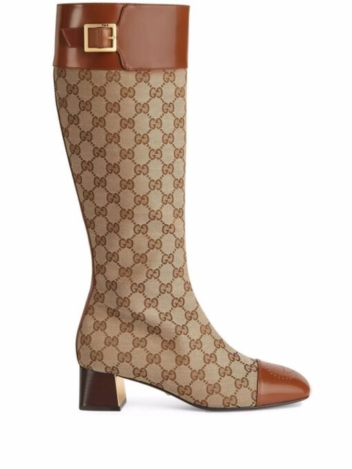 Kneehohe GG Beige
