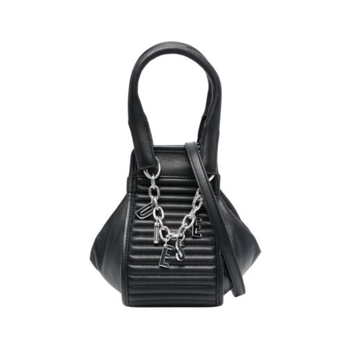 logo-charm detail tote bag