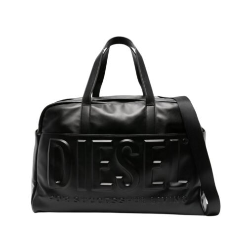 logo-debossed travel bag