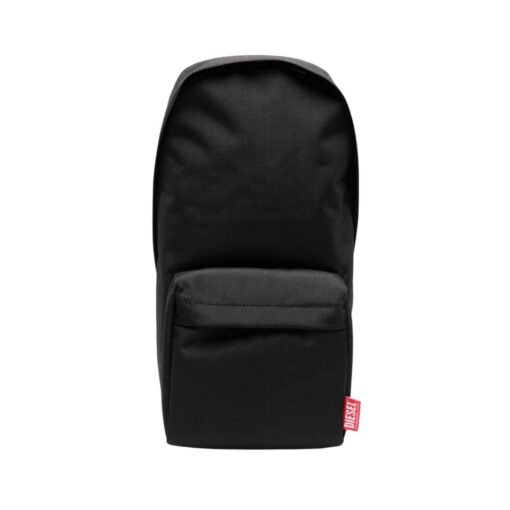 logo-tag messenger bag