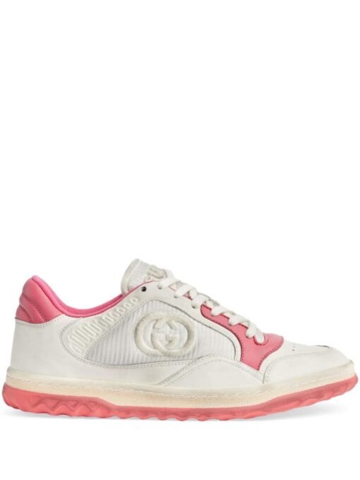 Low-Top Mac 80 Bianco/Rosa