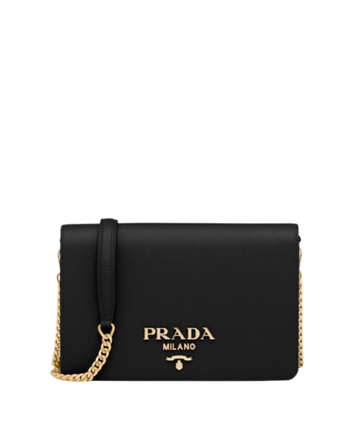 Monochrome Saffiano Nero 21 cm