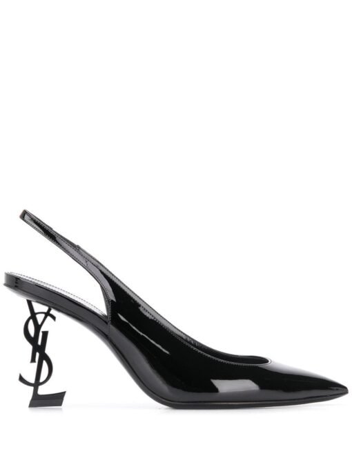 Opyum Slingback 8.5 cm Nero