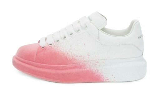 Oversize Bianco Rosa Velluto Spray