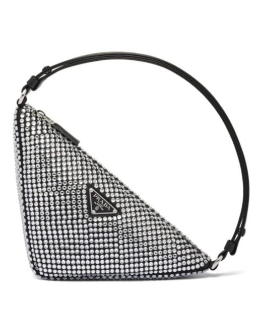 Saffiano Triangle Argento 25 cm